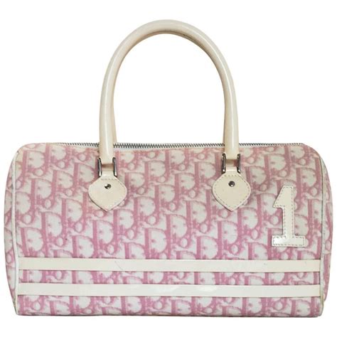 vintage dior monogram bag pink